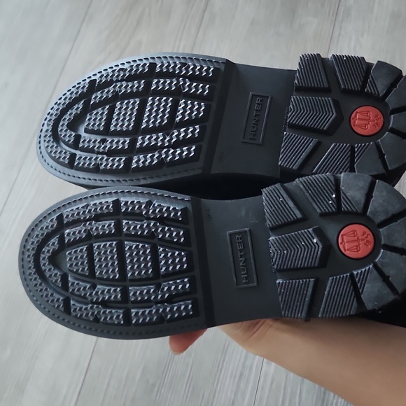 NEW Hunter Women's Refined Short Stitch Sherpa Rain Boot - Picture 3 of 4